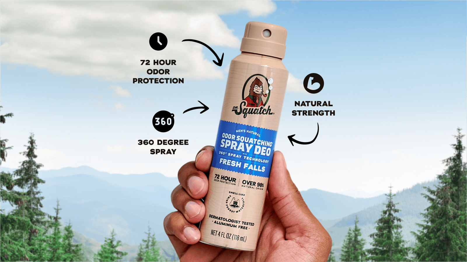 Spray Deodorant 4-Pack H4