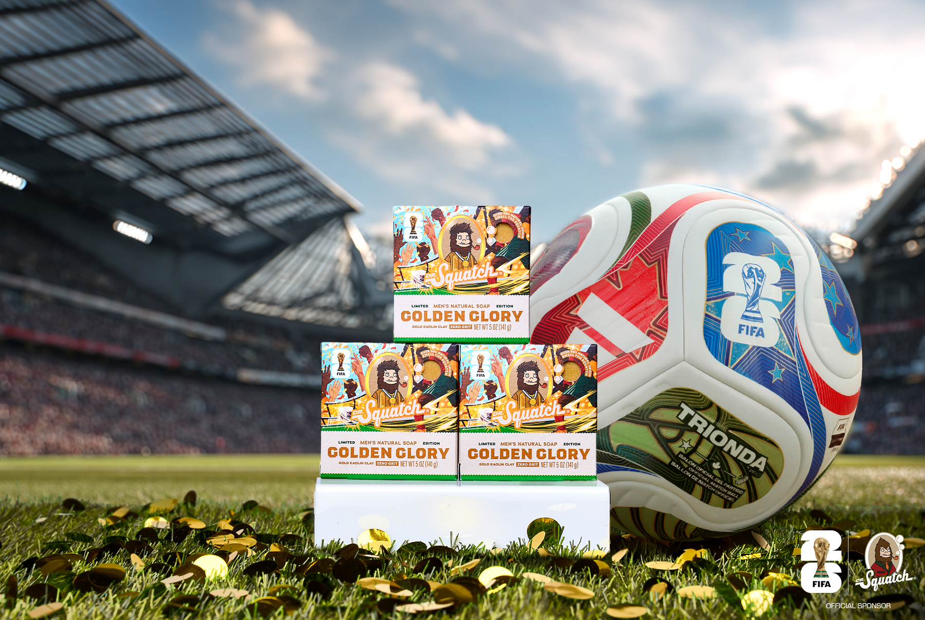 FIFA Golden Glory 3-Pack Bar Soap Bundle D9