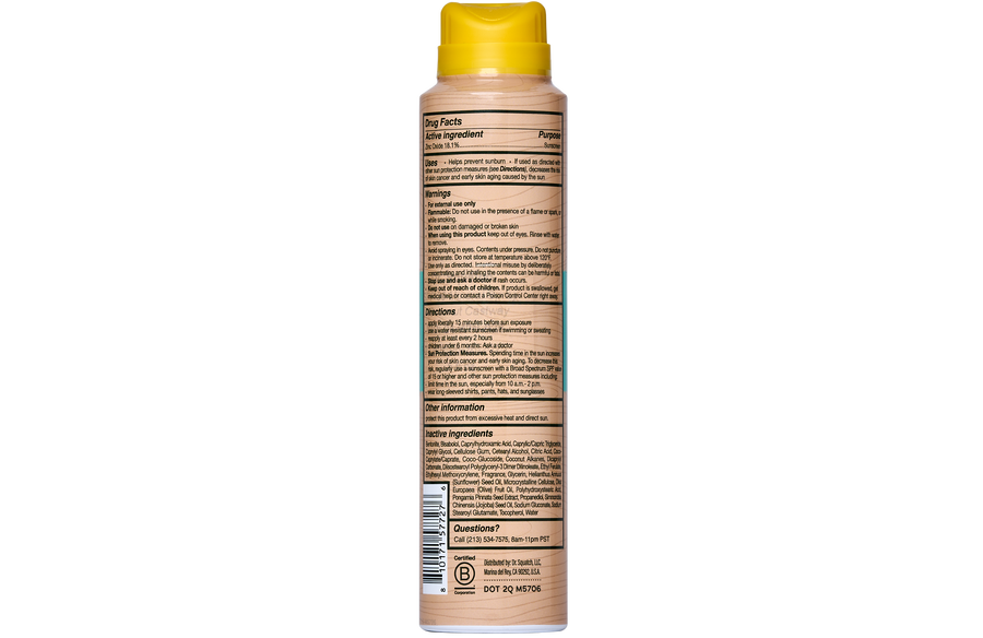 Spray Sunscreen | SPF 30 UVA/UVB Protection | Non-Greasy Mineral Sunscreen for Men N4