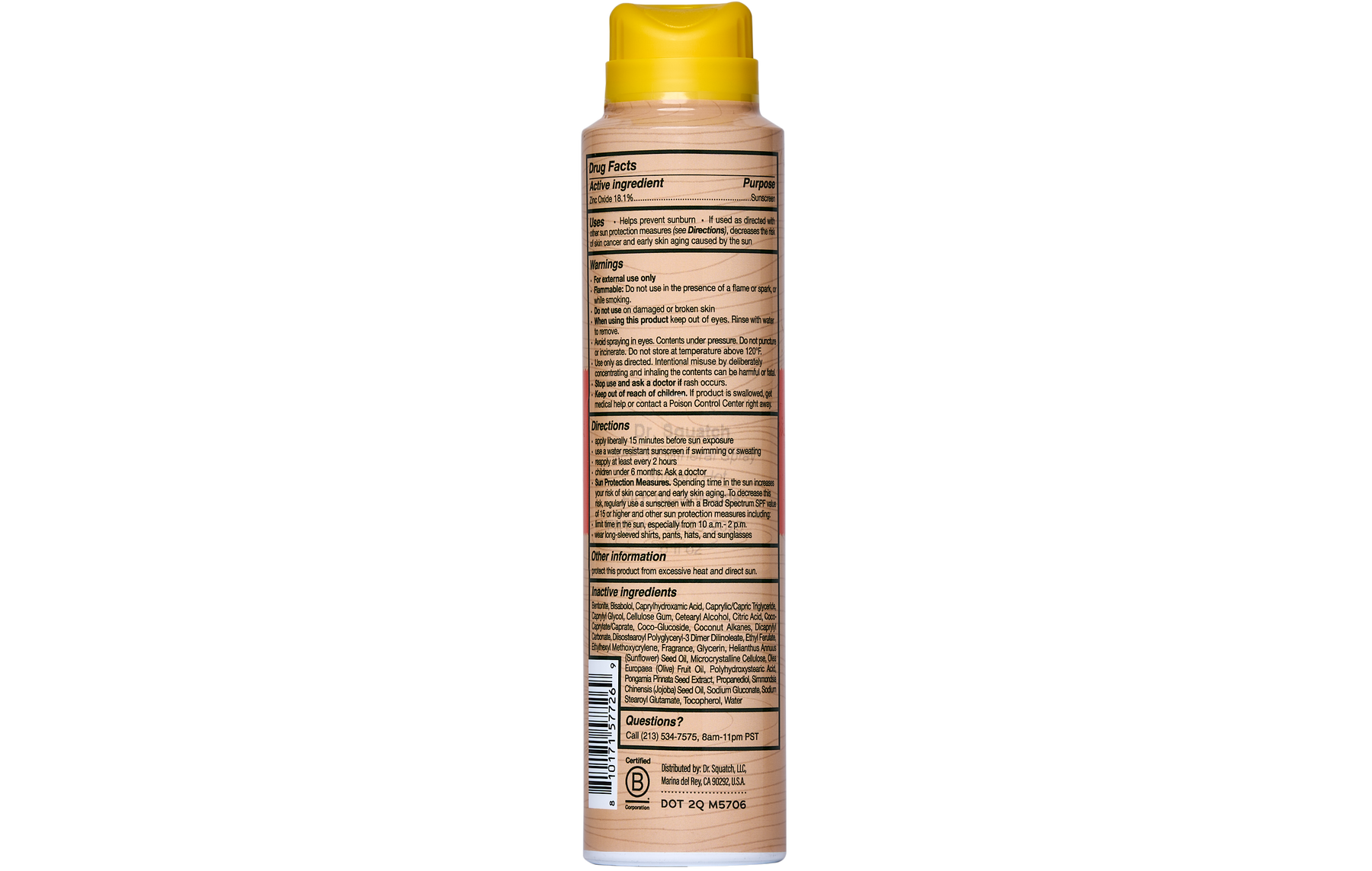 Spray Sunscreen | SPF 30 UVA/UVB Protection | Non-Greasy Mineral Sunscreen for Men N4