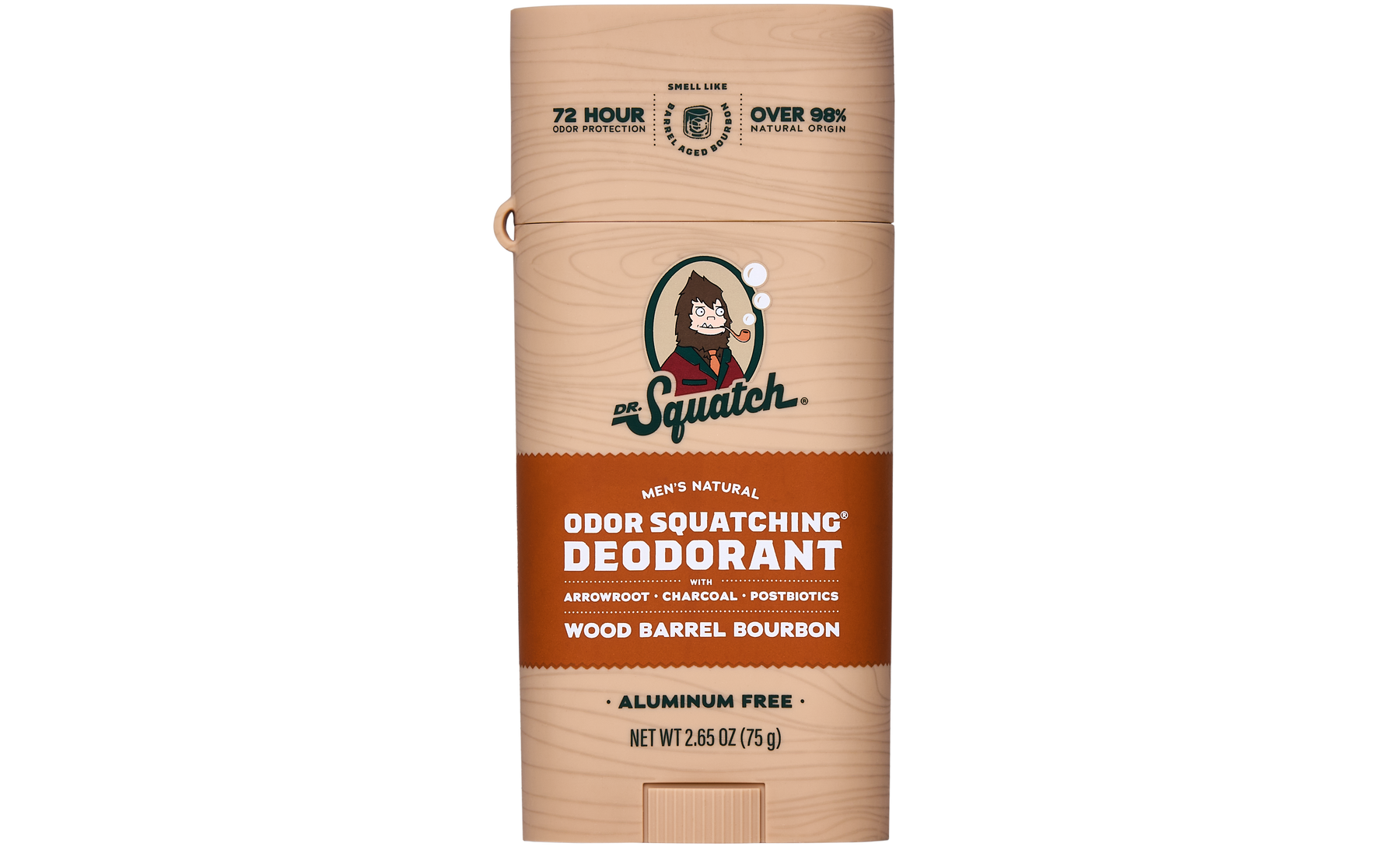 Wood Barrel Bourbon Deo Flask Q9