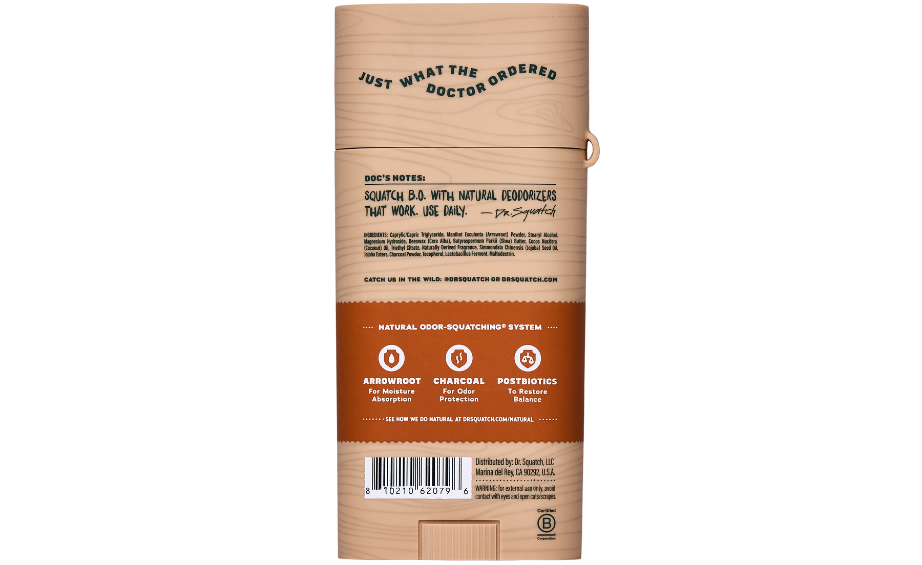 Wood Barrel Bourbon Deo Flask Q9
