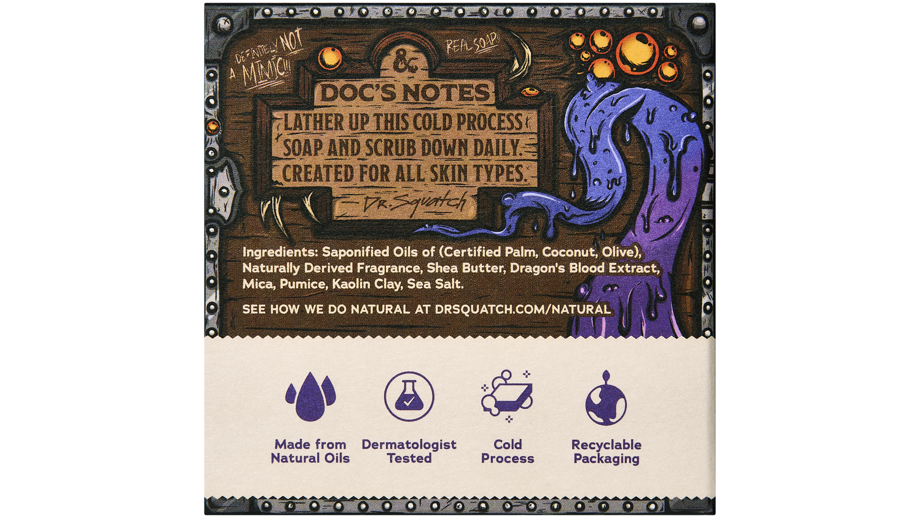 Dungeons & Dragons Mimic Bricc 3-Pack - Exclusive Limited Edition Bar Soap W9