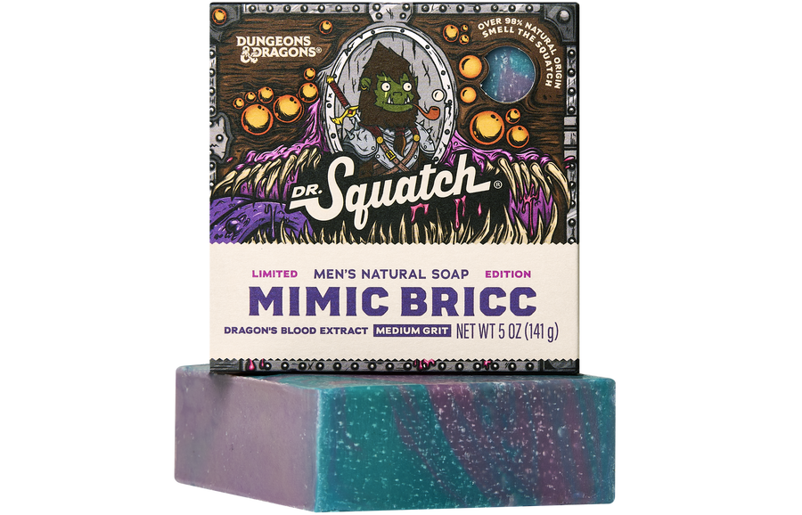 Dungeons & Dragons Mimic Bricc 3-Pack - Exclusive Limited Edition Bar Soap W9