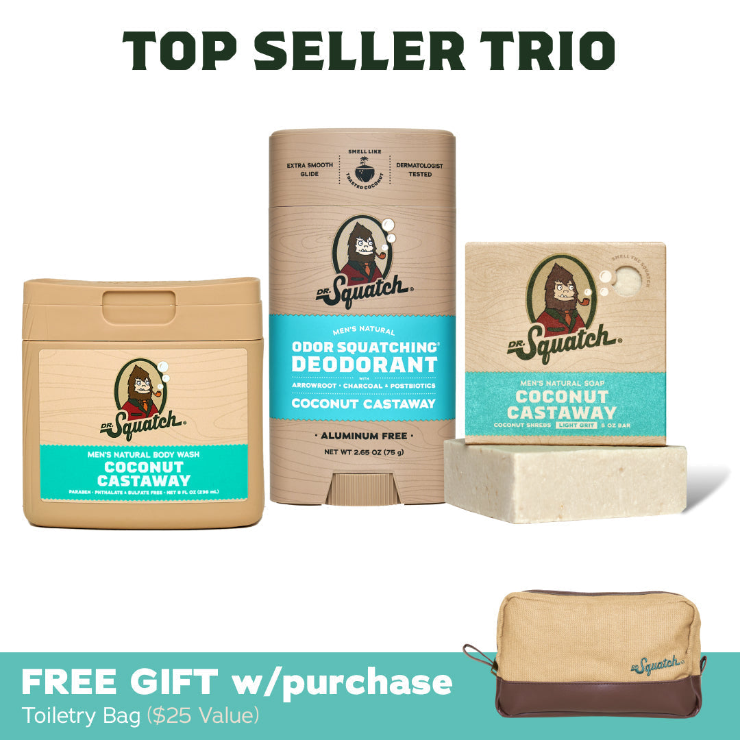 Soap, Deo, Body Wash + GWP Bag - Coconut Castaway K9
