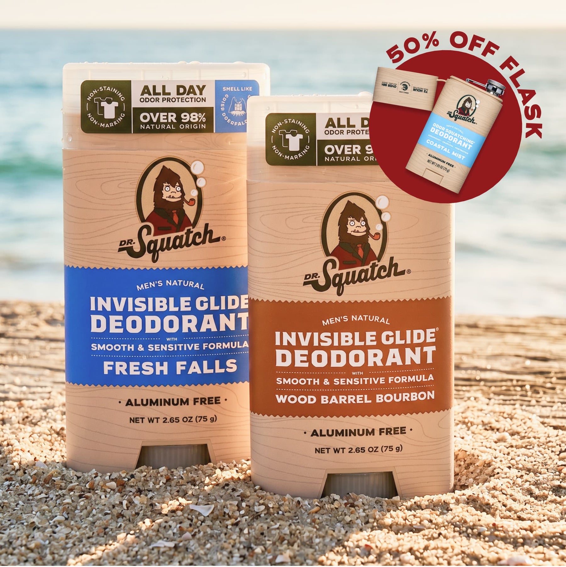 2-Pack Glide + Deo Flask F4