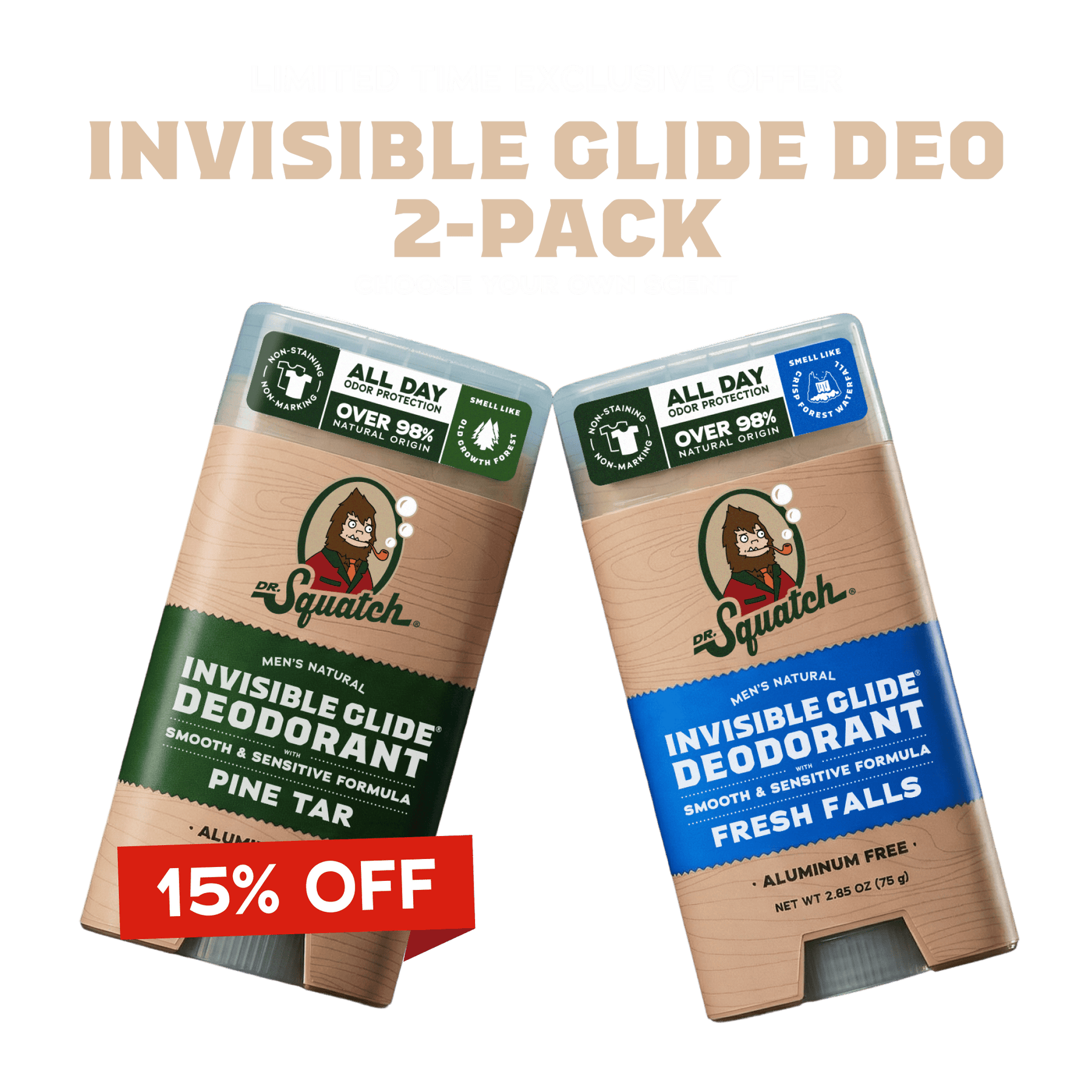 Exclusive: Invisible Glide Deodorant 2-Pack Offer F1