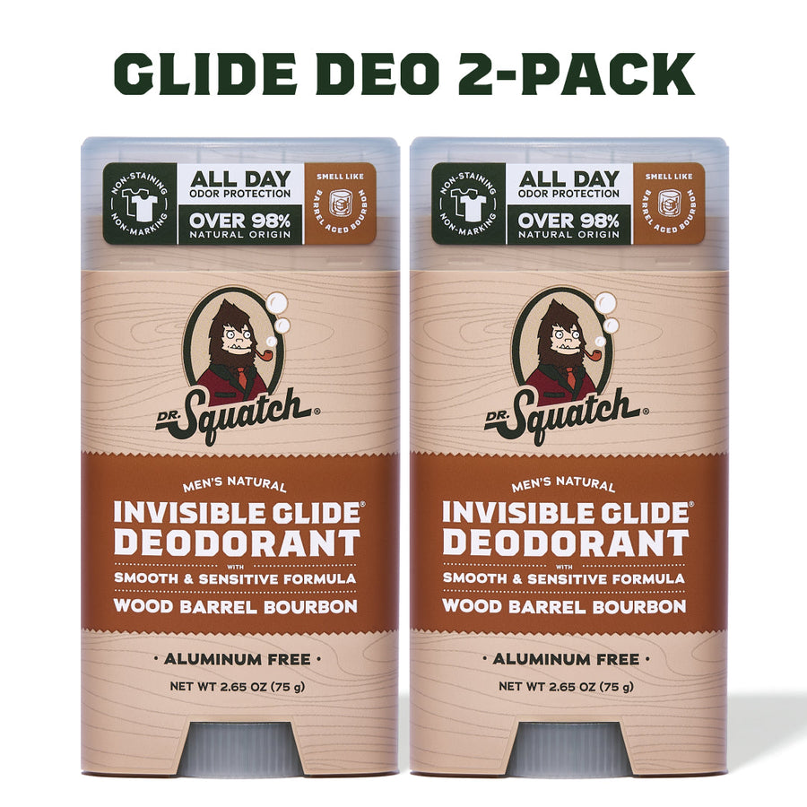 Wood Barrel Bourbon 2-Pack Invisible Glide Deo F3