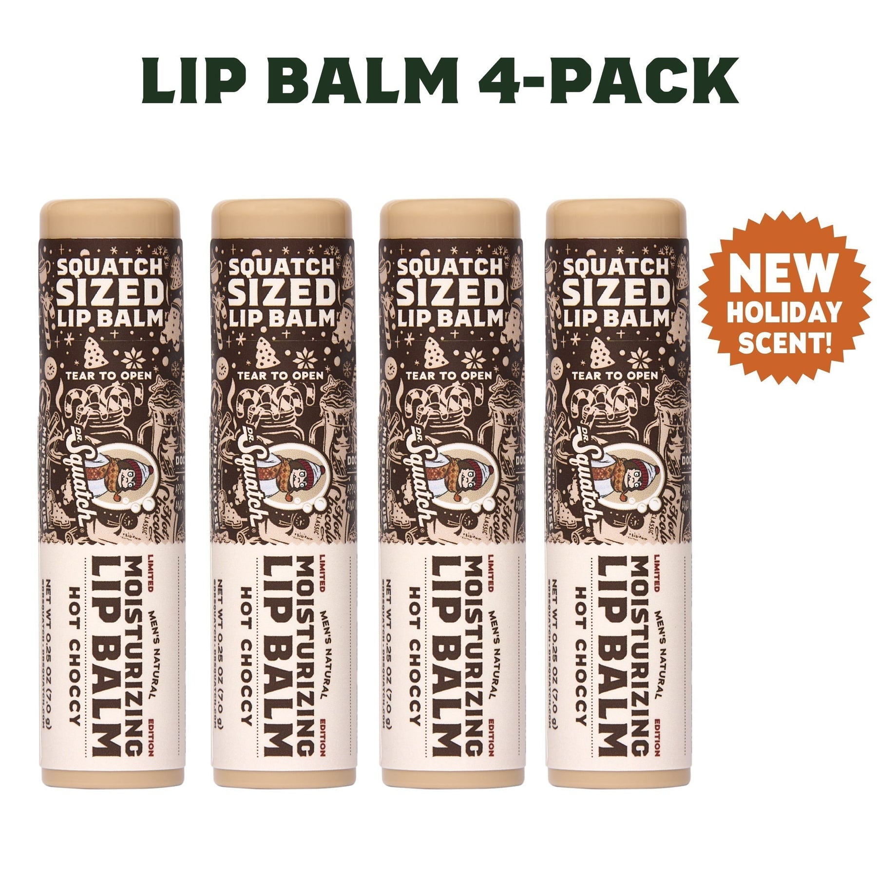 Lip Balm 4-Pack Hot Choccy H2