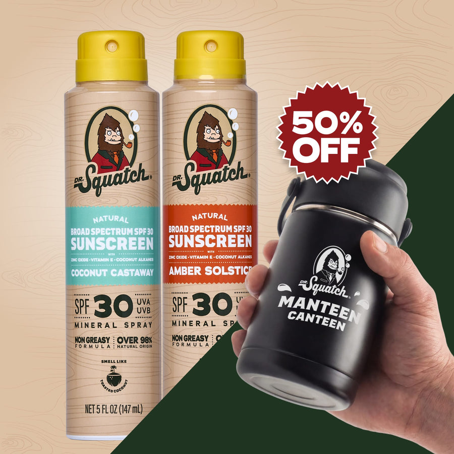 2-Pack Sunscreen + Manteen Canteen N2