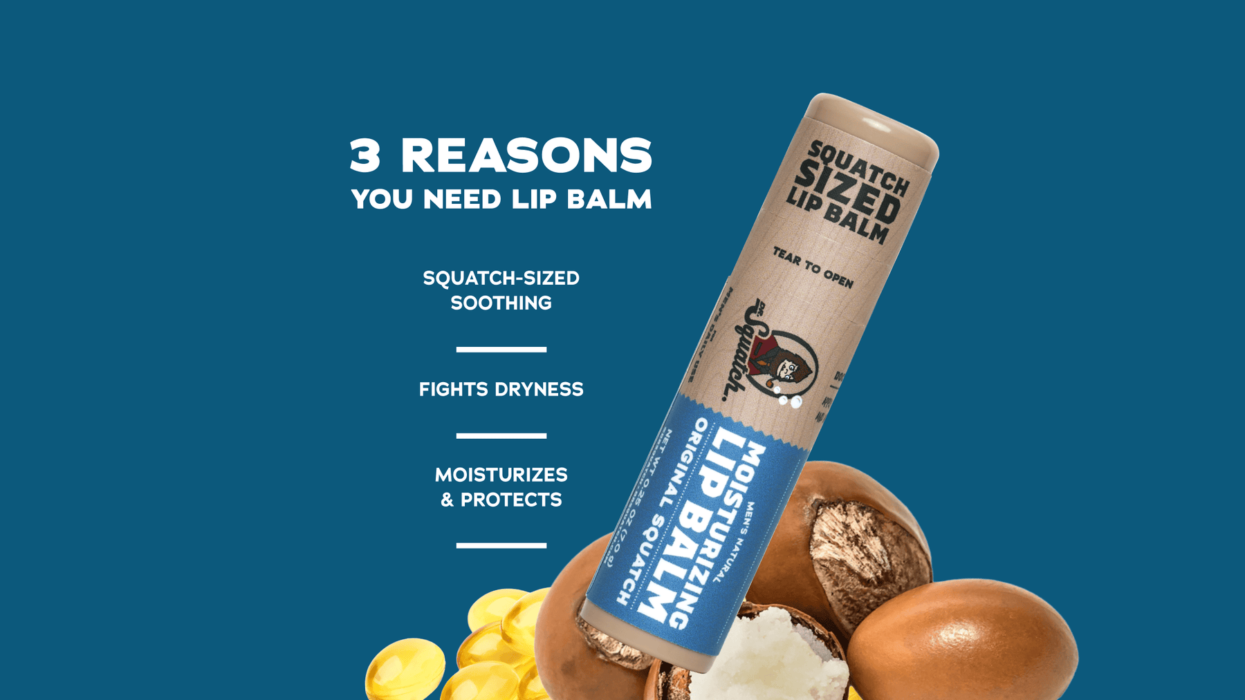 Original Squatch Lip Balm! X4