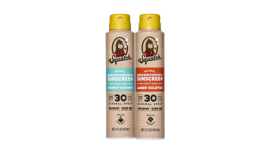 Spray Sunscreen 2-Pack | SPF 30 UVA/UVB Protection | Non-Greasy Mineral Sunscreen for Men Z6