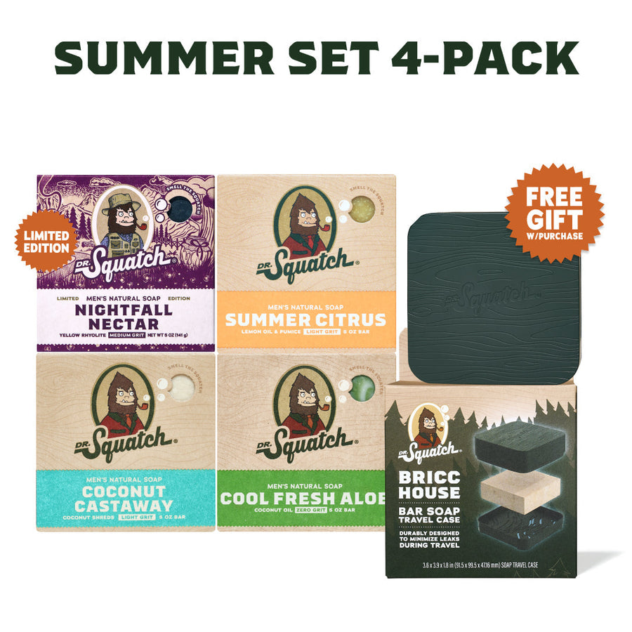 Summer Set 4-Pack + GWP Travel Case E2