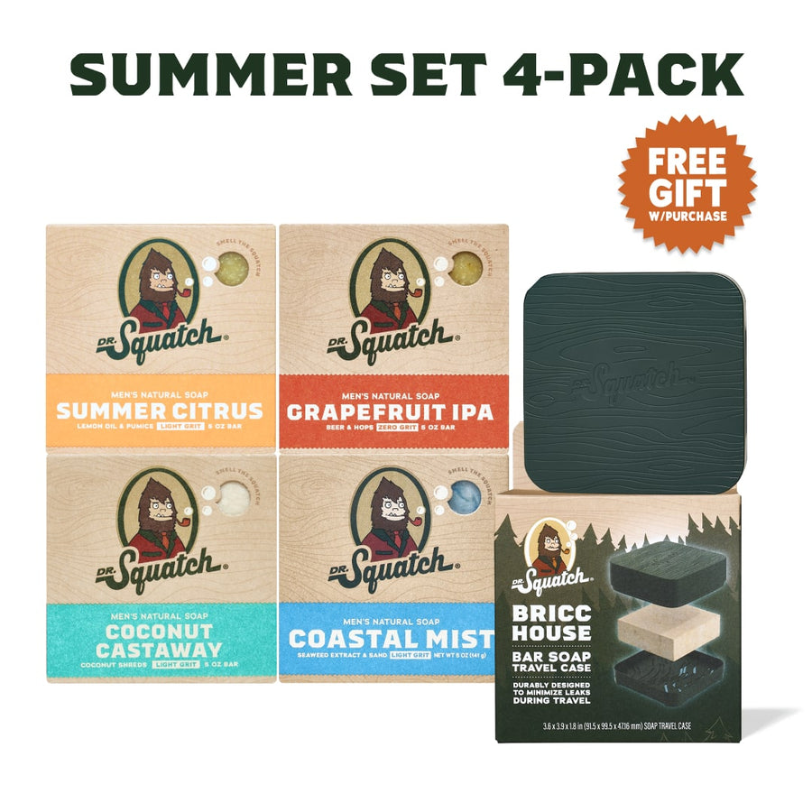 Summer Set 4-Pack + GWP Travel Case X3