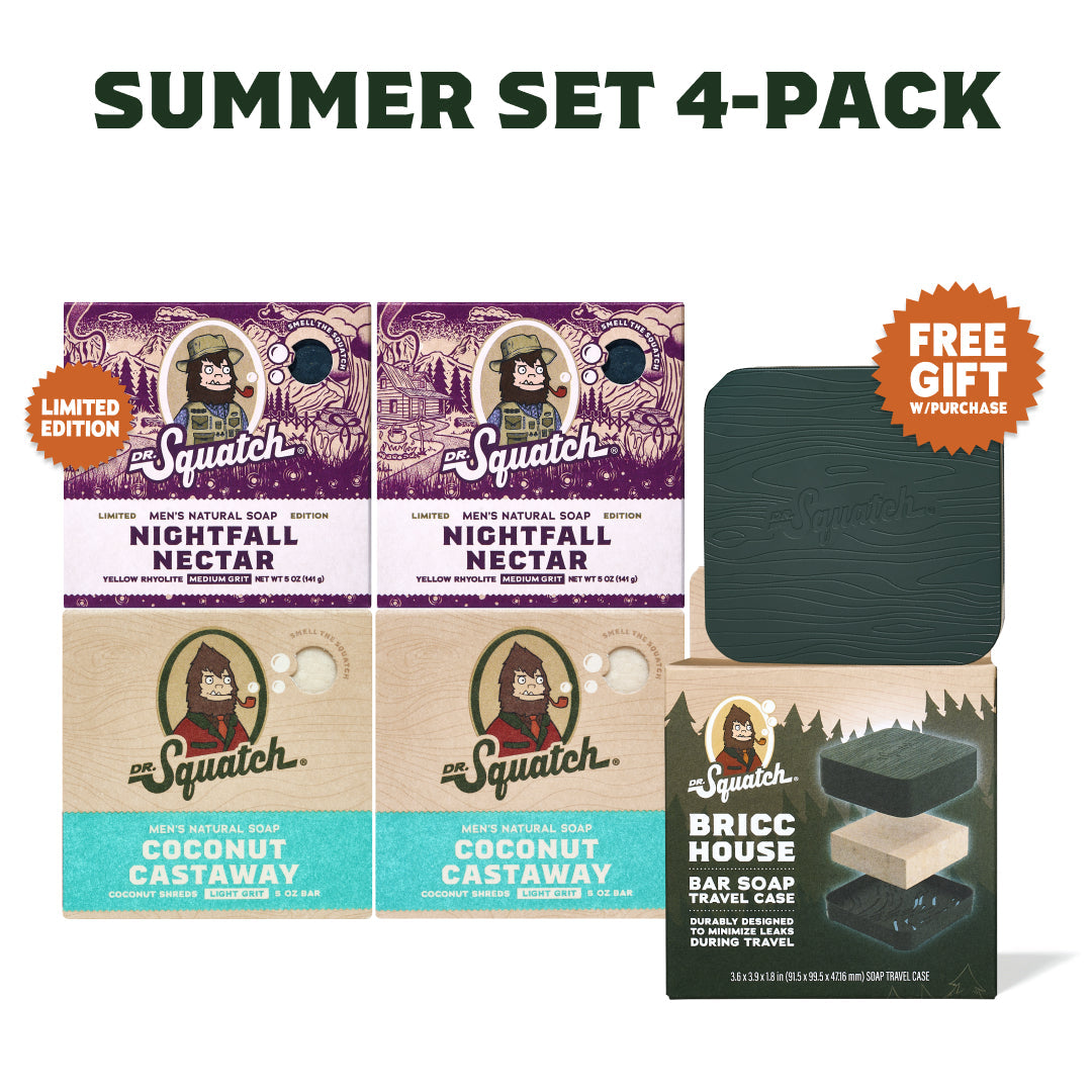 Summer Set 4-Pack + GWP Travel Case W3
