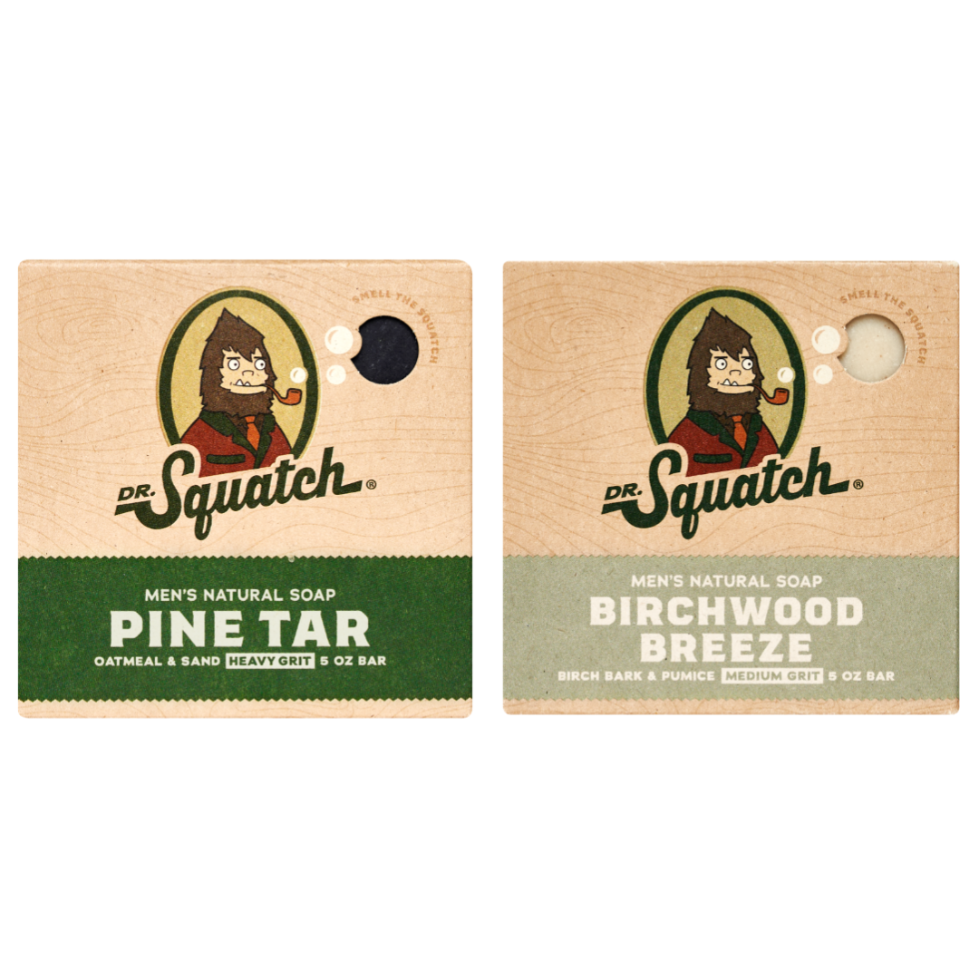 Woodsy 2-Pack Natural Bar Soap W2