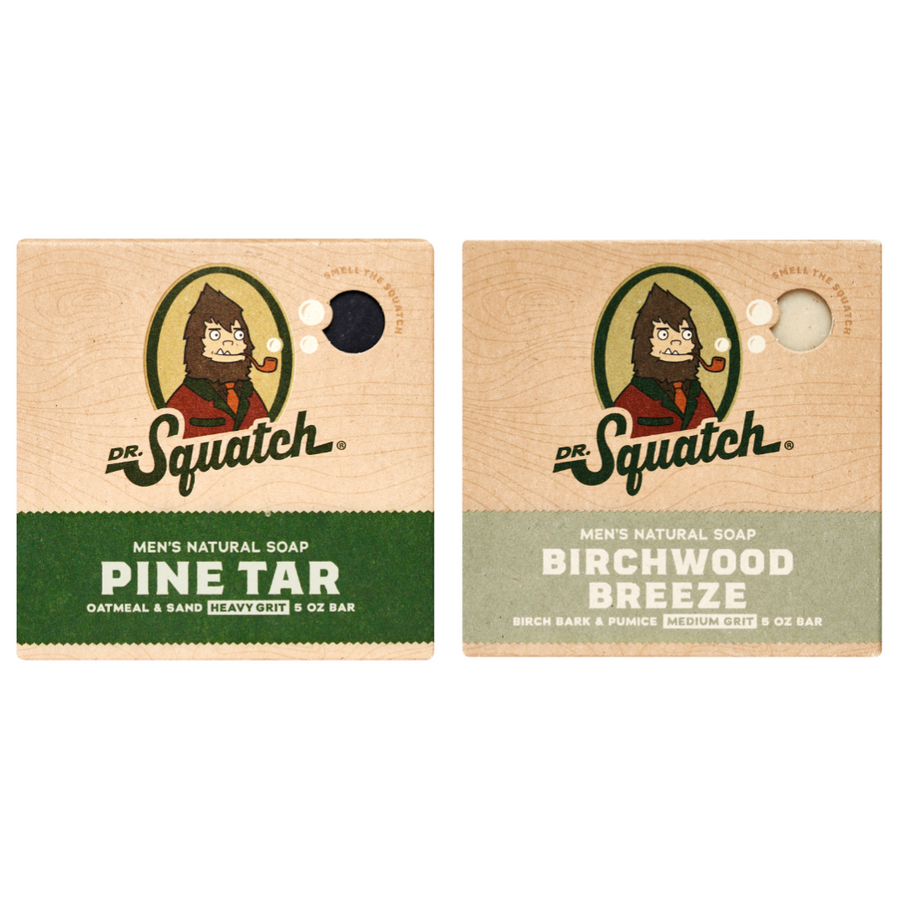 Woodsy 2-Pack Natural Bar Soap W2