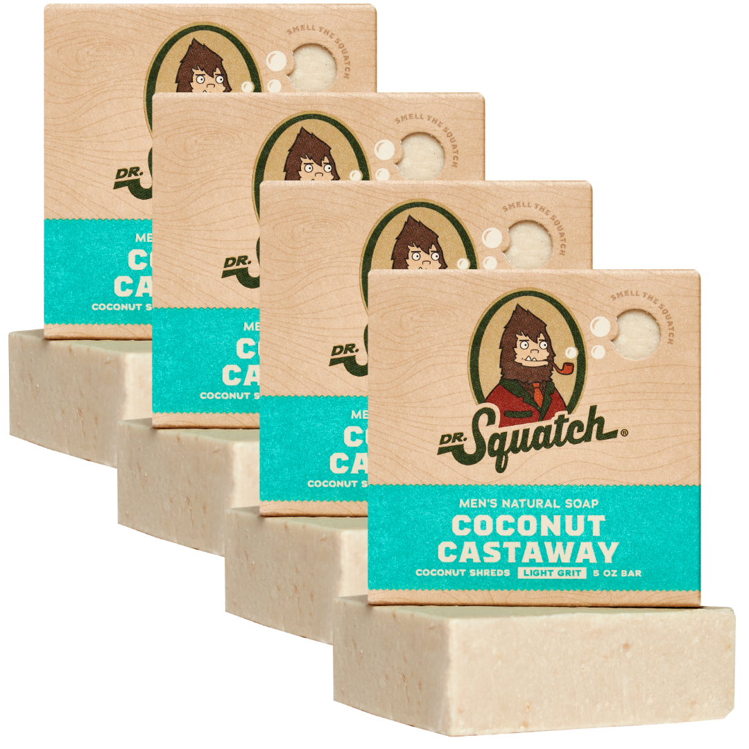 4-Pack Coconut Castaway Natural Bar Soap X7