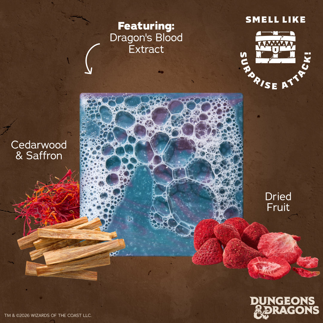 Dungeons & Dragons Mimic Bricc 3-Pack - Exclusive Limited Edition Bar Soap W9