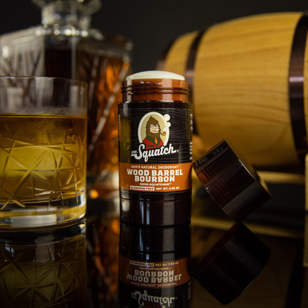 Essentials: Wood Barrel Bourbon Deodorant D3