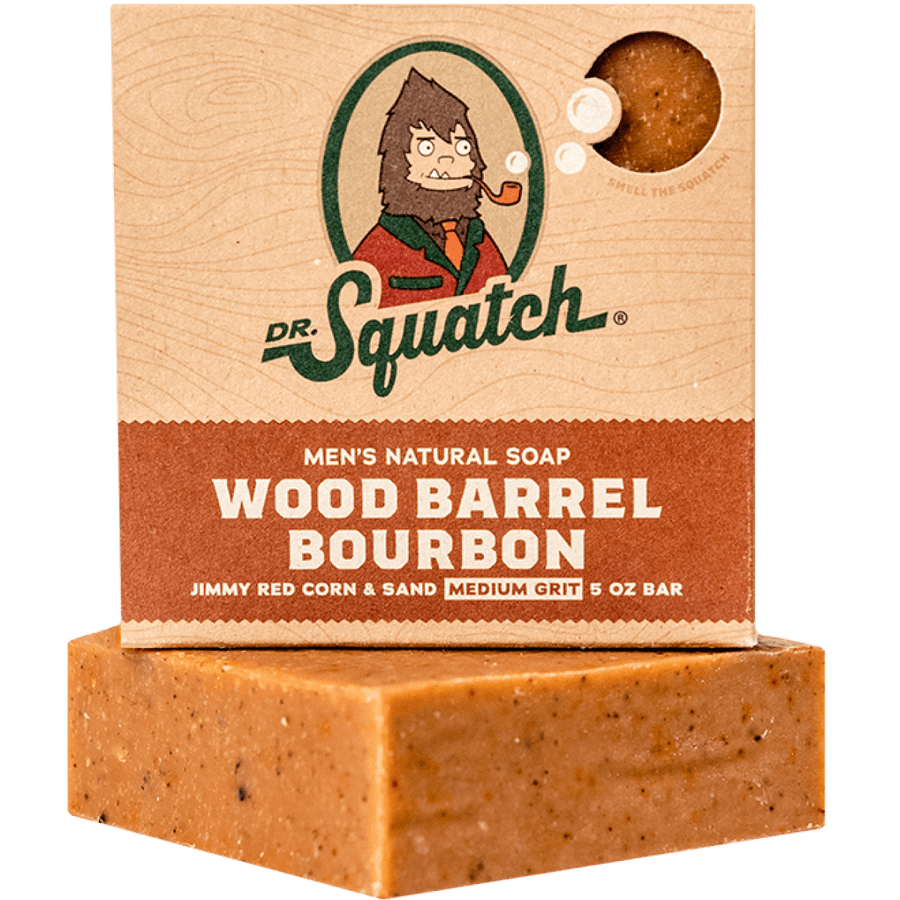 Essentials: Wood Barrel Bourbon Bar Soap V7