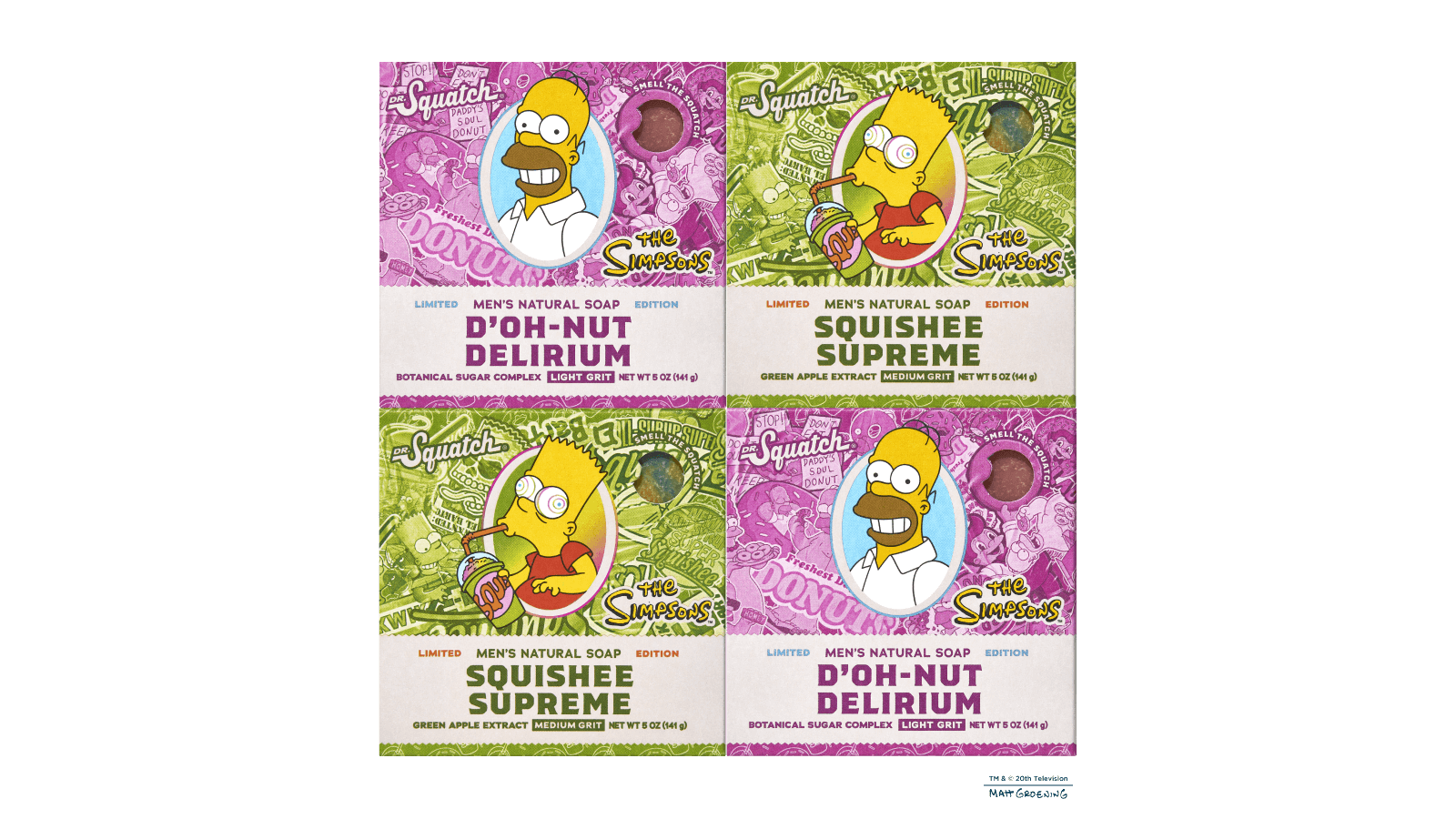 Simpsons Suds 4-Pack A2